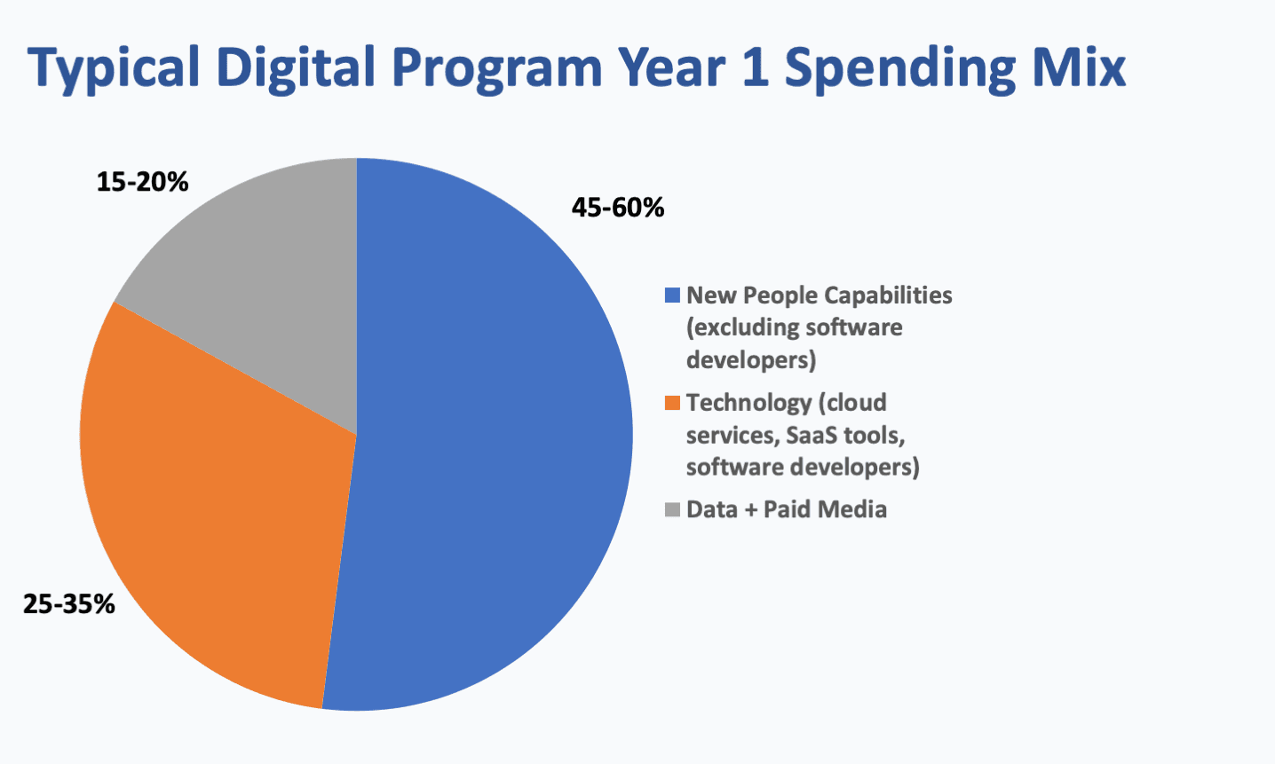 Digital Program Y1 Spending Mix